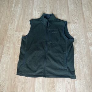 Eddie Bauer Black Fleece Vest Outdoor Essential